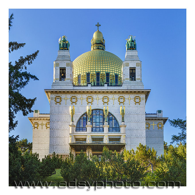 Adsy Bernart Fotograf Architekturfotografie, otto wagner, kirche, am steinhof, wien, österreich, europa